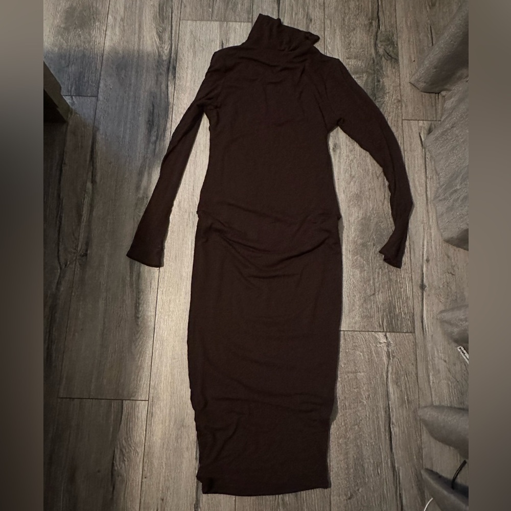 Naked wardrobe turtle neck dress